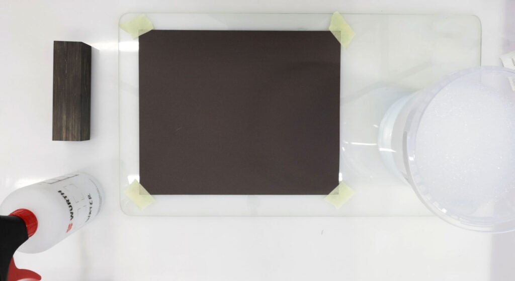 Assembled Workspace for Wet Sanding